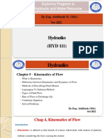 Chap 5 Kinematics of Flow