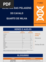 4º PDF Genética Das Pelagens Do Cavalo Quarto de Milha