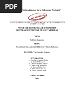 Procedimiento de Auditoria Del Efectivo Y Saldos en Bancos 1