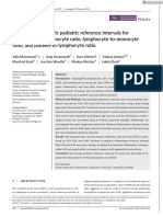 Int J Lab Hematology - 2021 - Moosmann - Age and Sex Specific Pediatric Reference Intervals For Neutrophil To Lymphocyte