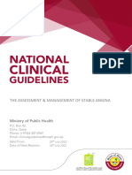 The Assessment and Management of Stable Angina