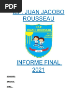 Informe Pedagogico Final 2021