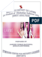 Final Project Report On Lakme