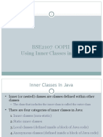 BSE2107 OOP II - Inner Classes in Java-1