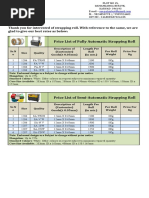 Asa Price List