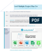 ANALYSISTABS Multiple Project Tracking Template Excel