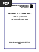 Redes de Distribucion e Instalaciones Electricas