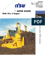 D475A-5 Super Dozer Aess725!00!46551 - Folha de Esp.