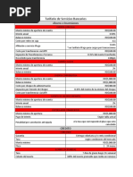 Tarifario de Servicios Bancarios Banco Union 2018