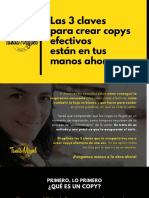 Las 3 Claves para Crear Copys Efectivos - Tanita Miguel