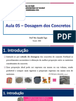 Aula 05 - Estudo de Dosagem