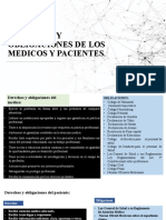 Derechos y Obligaciones de Los Medicos y Pacientes