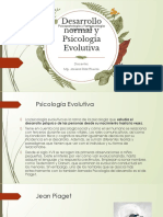 Desarrollo Normal y Psicología Evolutiva