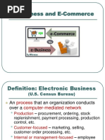 Chapter 1 E-Business and E-Commerce Introduction