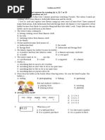 Latihan Soal PAS 1 Grade 5