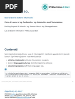 E3 Esercizi Query SQL