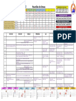 CALENDARIO DA ESTACA Modelo