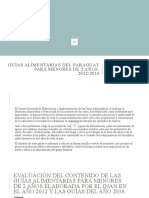 Guías Alimentarias Del Paraguay para Menores de 2 - PPT - Grupo Deisy - Rosana - Vivian (2) .2