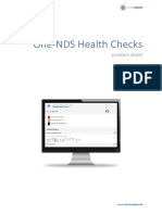 3 - Product Sheet One Nds Health Check