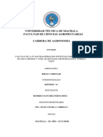 Tarea P1-N2 Calcular La Evapotranspiracion Potencial Por El Metodo de Blaney-Criddle y Turc