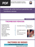 Cuidados de Enfermeria A Pacientes Con Trombosis Venosa