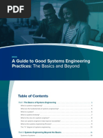 A Guide To Good Systems Engineering Practices:: The Basics and Beyond