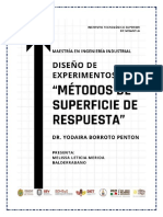 Métodos de Superficie de Respuesta