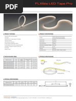 FLXible LED Tape Pro SpacSheet