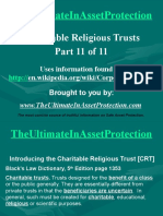 11 Ultimate Protection Video Charitable Religious Trusts