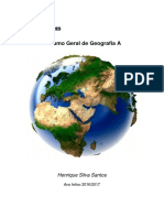 Resumo Geral de Geografia A - Henrique Silva Santos