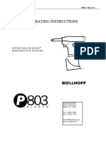 Operating Instructions: Setting Tool For Rivkle® Blind Rivet Nuts and Studs