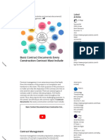 Basic Contract Documents For Construction Contracts - Projectcubicle