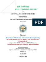 Dece Industrial Training Report Format