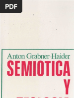 Semiótica y Teología - Anton Grabner