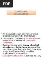 TAXONOMICCHARACTERS