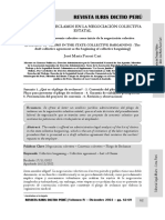 El Pliego de Reclamos en La Negociación Colectiva Estatal - Autor José María Pacori Cari