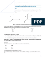 Aula 11 - Relatividade