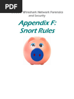 Appendix F - Sample Snort Rules