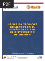 Criterios Tecnicos Usados en El Diseño de La Red de Distribucion de Enelven