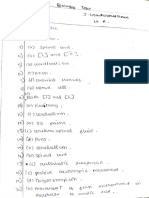 Biology 1 Mark Test