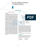 Exámenes de Admisión General UNMSM 2022-II