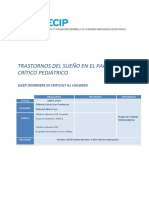 Trastornos Del Sueño en El Paciente Crítico Pediátrico