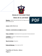 Actividad Integradora Fundamentación de La Propuesta de Internacionalizacion