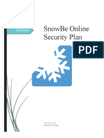 Snowbe Security Plan