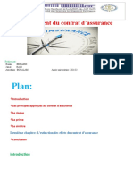 Déroulement Du Contrat D'assurance - FSJP - Settat