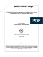 Final Report of The Research Study On State Finance of West Bengal Conducted by Indian Institute of Management (IIM) Calcutta, Kolkata