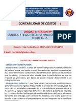 Contabilidad de Costos I: Unidad I: Sesion #03