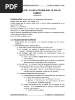 El Privilegio y La Responsabilidad de Un Pastor HCH 20 28 953507681