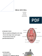 Oral Mucosa Presentation 1 1