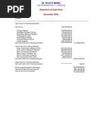 MYOB Accounting Statement of Cash Flow